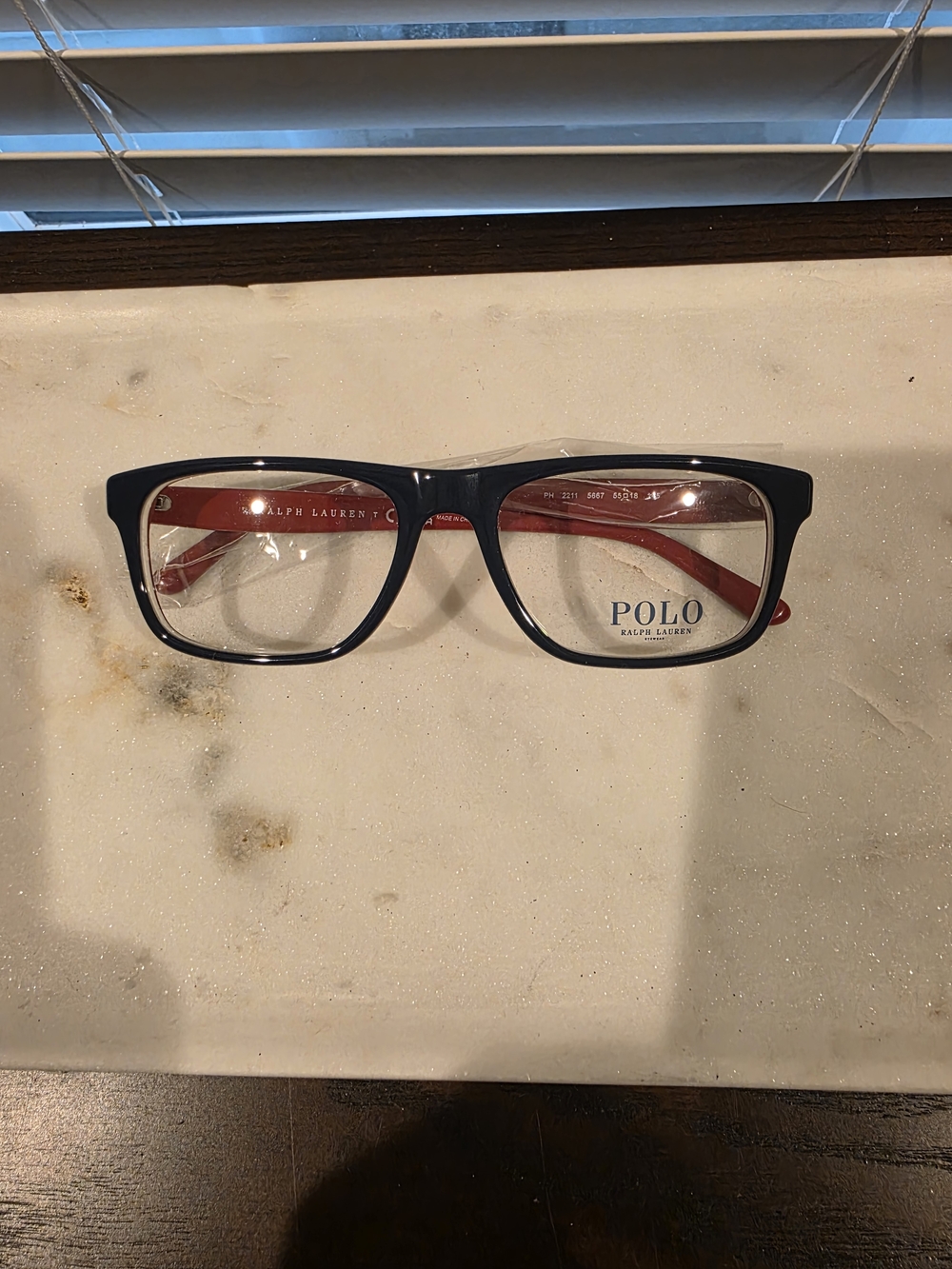 Polo Ralph Lauren PH2211 Frames in Navy, Red, & White - Picture 2 of 7